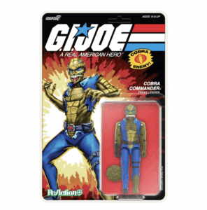 Super7 G.I. Joe ReAction+ Wave 4 Cobra Commander (Once a Man) 3-3/4" Figure 