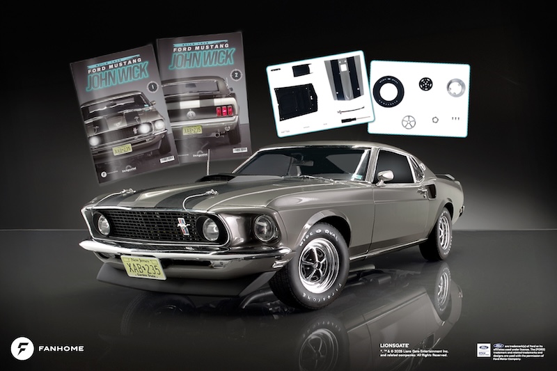 Fanhome Launches Build-Up Subscription for John Wick 1969 Ford Mustang