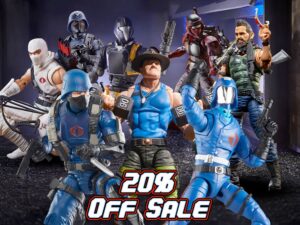 BigBadToyStore Offers 20% Off Select G.I. Joe Classified, ReAction+ & Ultimates Figures