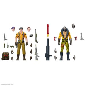  GI Joe Ultimates Flint (Tiger Force) & Destro (Python Patrol) Figures