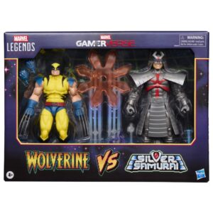 Hasbro Marvel Legends Series Gamerverse Wolverine Vs. Marvel's Silver Samurai Figures