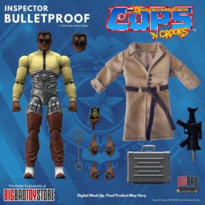 Fresh Monkey Fiction Cops 'N Crooks Bulletproof 1/12 Scale Figure 