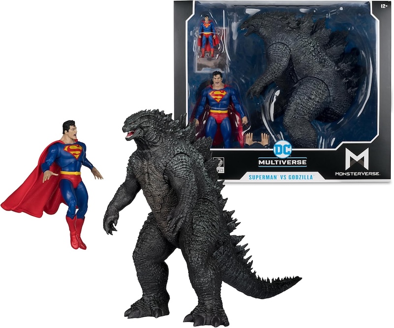 McFarlane Toys DC Multiverse Superman vs. Godzilla Figures