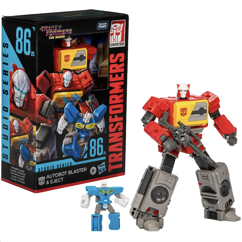 Hasbro Transformers Studio Series '86 Blaster & Eject (Re-Issue) Figures