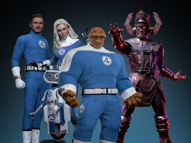 Hot Toys The Fantastic Four First Steps Sixth Scale Figures