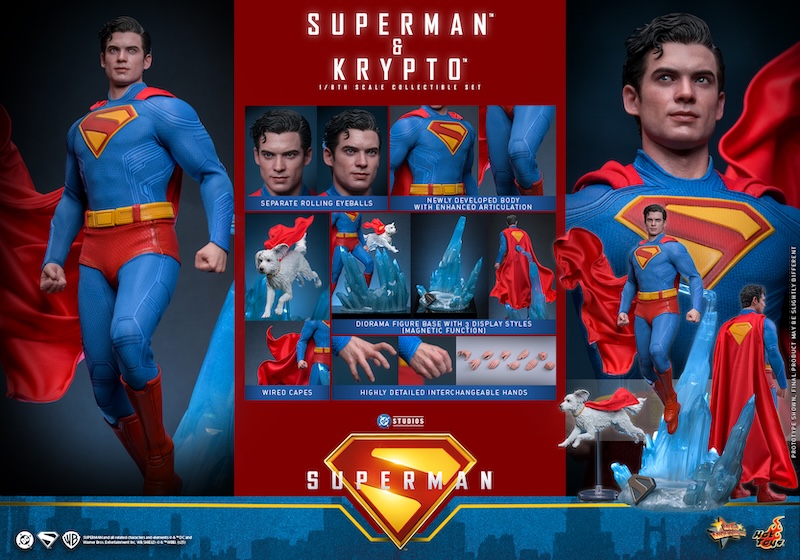 Hot Toys Superman 2025 - Superman & Krypto Sixth Scale Figure