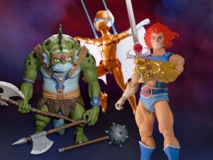 Super7 Ultimates! ThunderCats Lion-O (Version 2) & Slithe, SilverHawks Copper Kidd (Cartoon) Figures 