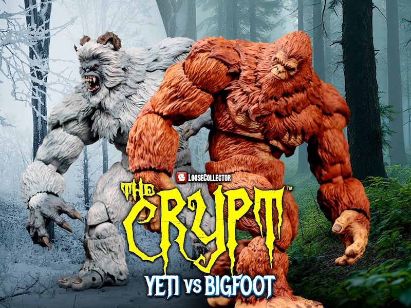 LooseCollector The Crypt Bigfoot & Yeti Figures