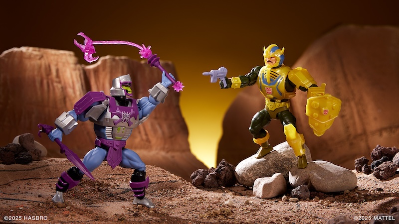 SDCC 2025 - Mattel Masters of the Universe Origins x Transformers Figures