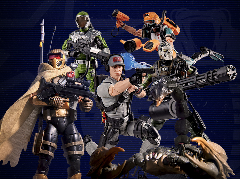 Hasbro G.I. Joe Classified Series Grim Viper, Sci-Fi, Wet-Suit, Mainframe & Desert Scorpion & SKRP10N-25 Figures