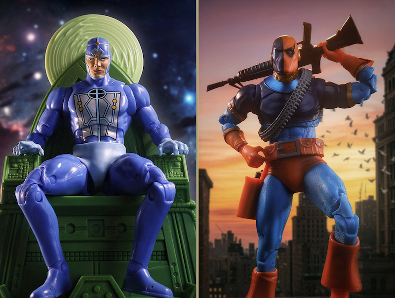 McFarlane Toys DC Multiverse Collector Editions Metron, & Deathstroke Figures