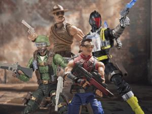 Hasbro G.I. Joe Classified Series Sgt. Slaughter & Mercer Renegades 2-Pack, Retro G.I. Joe Trooper & B.A.T. Figures