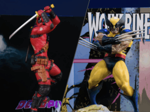 McFarlane Toys Marvel Comics 1/10th Scale Deadpool & Wolverine Figures