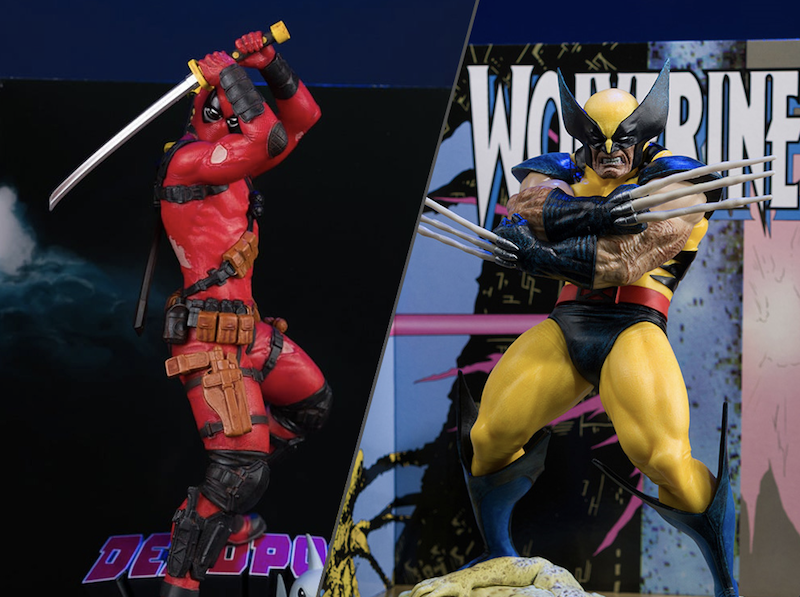 McFarlane Toys Marvel Comics 1/10th Scale Deadpool & Wolverine Figures