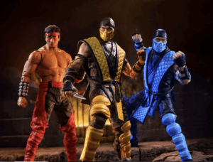 Mortal Kombat Klassic Scorpion, Sub-Zero & Liu Kang 7" Action Figures