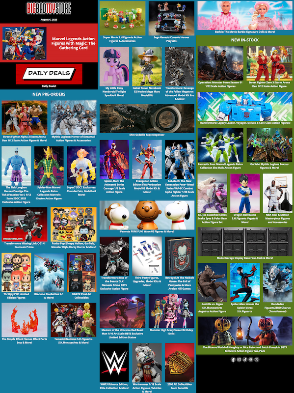 BigBadToyStore News Marvel Legends, Street Fighter, Monster High, Barbie