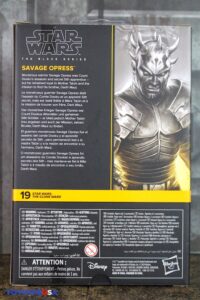 Hasbro Star Wars The Black Series Savage Opress (The Clone Wars) Deluxe Figure 