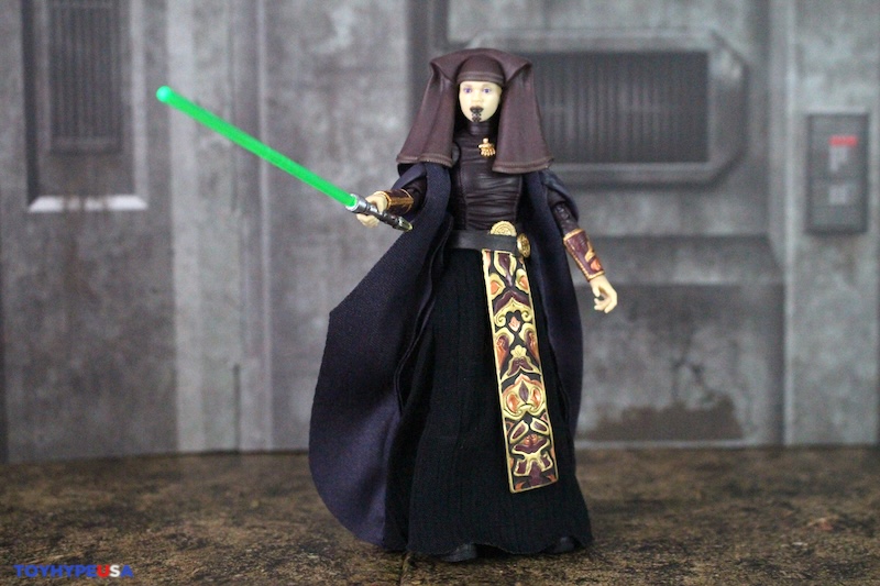 Figurine Star Wars The Black Series Luminara Unduli - 15 Cm, Articulée, Avec Sabre Laser - Collection L'Attaque Des Clones