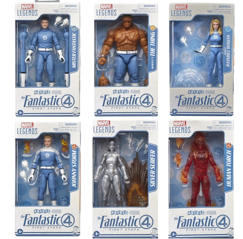 Hasbro Marvel Legends Fantastic Four First Steps Figures