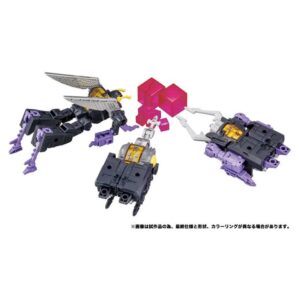 Takara-Tomy Transformers Dramatic Capture Series Decepticons Part 2 (Skywarp & Insecticon Trio) Figure