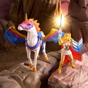 Mattel - Masters of the Universe Origins 40th Anniversary She-Ra & Swift Wind Figure 2-Pack