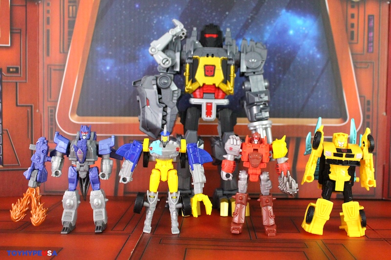 Hasbro Transformers Cyberworld Bumblebee, Grimlock, Galvatron, Snarl, & Sky-Byte Figures