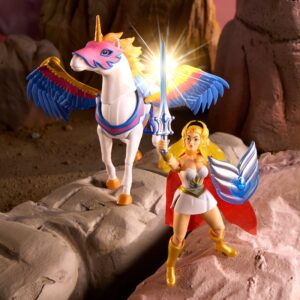 Mattel - Masters of the Universe Origins 40th Anniversary She-Ra & Swift Wind Figure 2-Pack