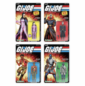 Hasbro G.I. Joe ReAction+ Wave 5 Arctic Destro, Pythona, Big Lob & Arctic Snake Eyes ReAction+ Figures