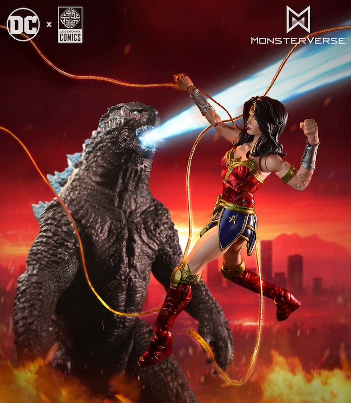 McFarlane Toys DC Multiverse Wonder Woman vs. Atomic Blast Godzilla