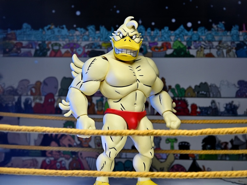 NECA Toys Teenage Mutant Ninja Turtles Adventures Stump Wrestling Ace Duck (Archie Comics) Action Figure