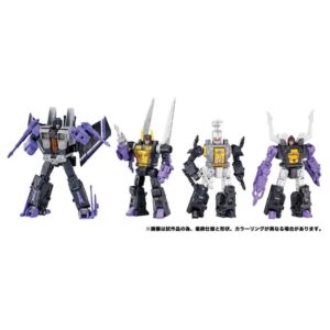 Takara-Tomy Transformers Dramatic Capture Series Decepticons Part 2 (Skywarp & Insecticon Trio) Figure