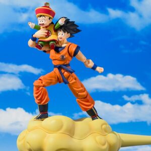 Bandai Namco S.H. Figuarts Dragon Ball Son Goku & Son Gohan (Childhood) with Nimbus Cloud Figures