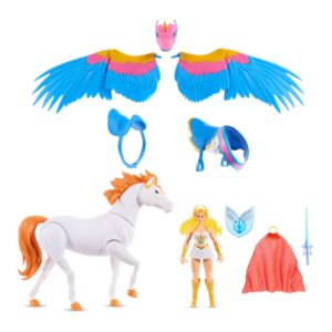 Mattel - Masters of the Universe Origins 40th Anniversary She-Ra & Swift Wind Figure 2-Pack