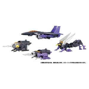 Takara-Tomy Transformers Dramatic Capture Series Decepticons Part 2 (Skywarp & Insecticon Trio) Figure