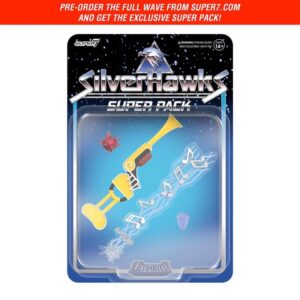 Super7 Silverhawks Ultimates Wave 7 - Flashback, Hardware, Melodia, & Toon Condor Figures
