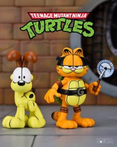 NECA Toys Teenage Mutant Ninja Turtles x Garfield Ultimate Garfello & Odie (Archie Comics) Figure Set