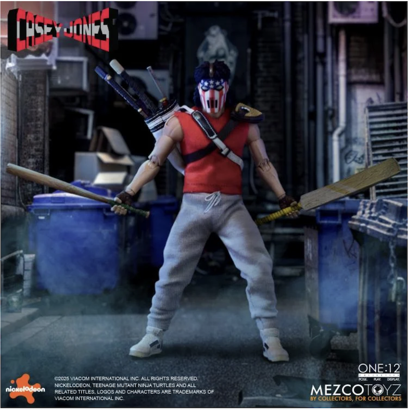 Mezco Toyz Teenage Mutant Ninja Turtles One12 Collective Casey Jones Figure