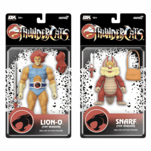 Super7 ThunderCats Deluxe Lion-O & Snarf (Vintage Toy Deco) Figures