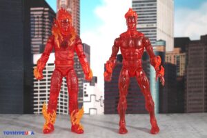 Hasbro Marvel Legends Fantastic Four First Steps Human Torch & Silver Surfer Figures