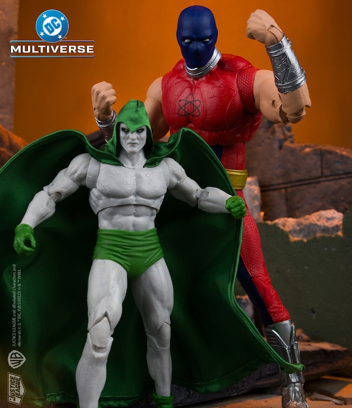 NYCC 2025 - McFarlane Toys Dc Multiverse Atom Smasher (Megafig) vs. The Spectre JSA Black Vengeance Figure 2-Pack Pre-Orders