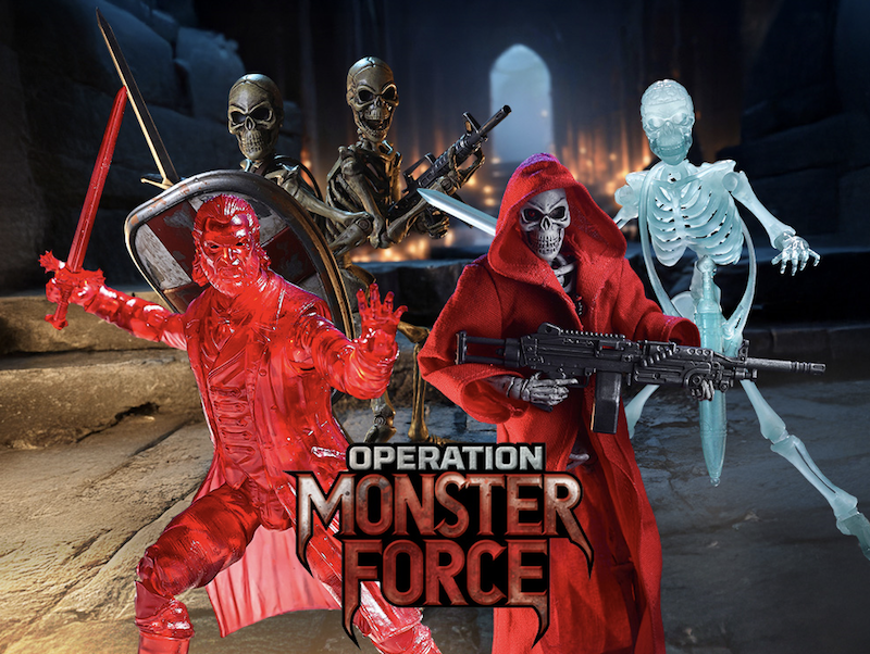 Fresh Monkey Fiction Operation Monster Force Dark Directives Figures