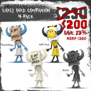 Scrambled Eggs Creative Announces I Am NOT Broken The Bag Lady Vinyl Companion 8.5" Vinyl Figure Kickstarter Campaign