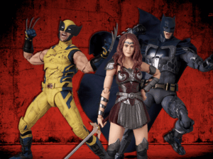 Medicom - MAFEX The Flash 2023 Batman, The Boys Queen Maeve & Deadpool & Wolverine - Wolverine Figures