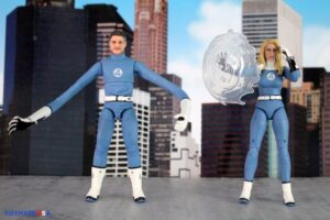 Hasbro Marvel Legends Fantastic Four First Steps Mister Fantastic & Invisible Woman Figures