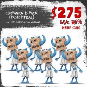 Scrambled Eggs Creative Announces I Am NOT Broken The Bag Lady Vinyl Companion 8.5" Vinyl Figure Kickstarter Campaign