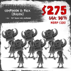 Scrambled Eggs Creative Announces I Am NOT Broken The Bag Lady Vinyl Companion 8.5" Vinyl Figure Kickstarter Campaign