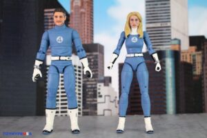 Hasbro Marvel Legends Fantastic Four First Steps Mister Fantastic & Invisible Woman Figures