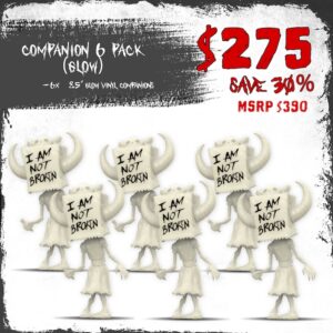 Scrambled Eggs Creative Announces I Am NOT Broken The Bag Lady Vinyl Companion 8.5" Vinyl Figure Kickstarter Campaign