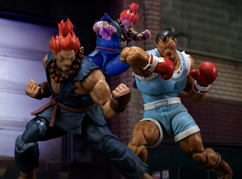 Jada Toys Street Fighter II The Final Challengers Akuma & Balrog 1/12th Scale Figures