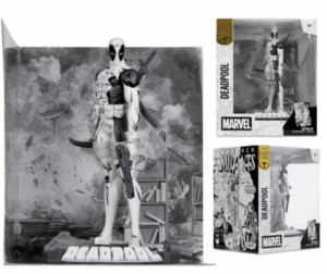 Marvel Comics Gold Label Deadpool (Line Art Ver.) (The New Mutants #98) 1:10 Scale Figure